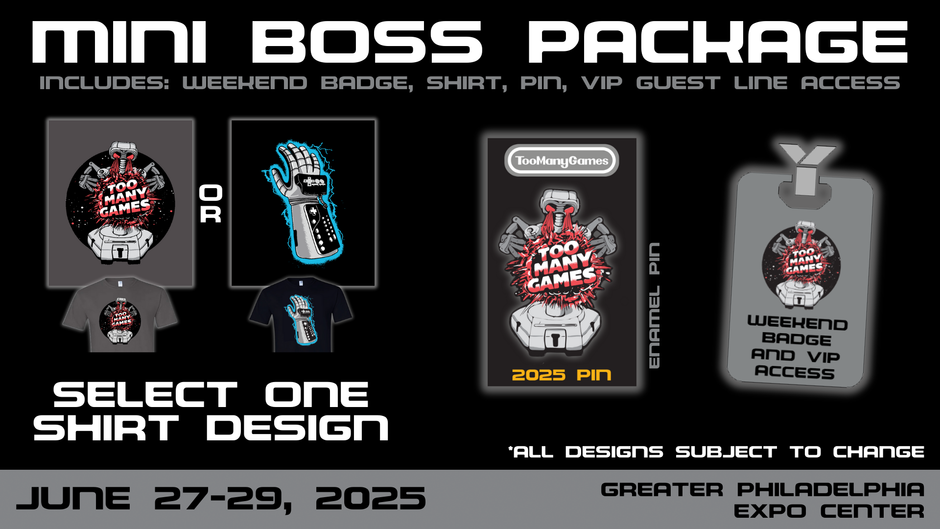 Mini Boss Merch Package